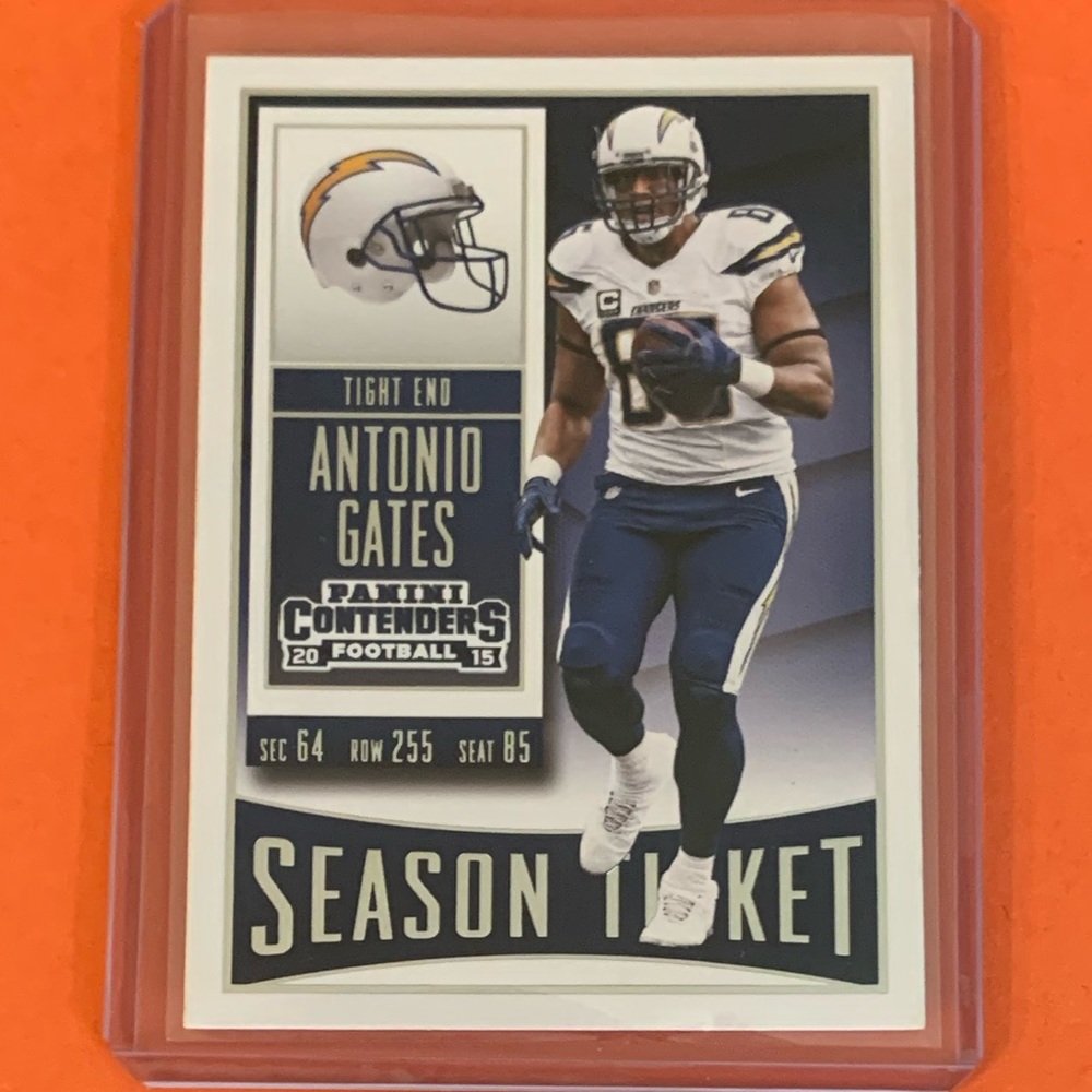 Antonio Gates #12 2015 Panini Contenders Football Trading Card